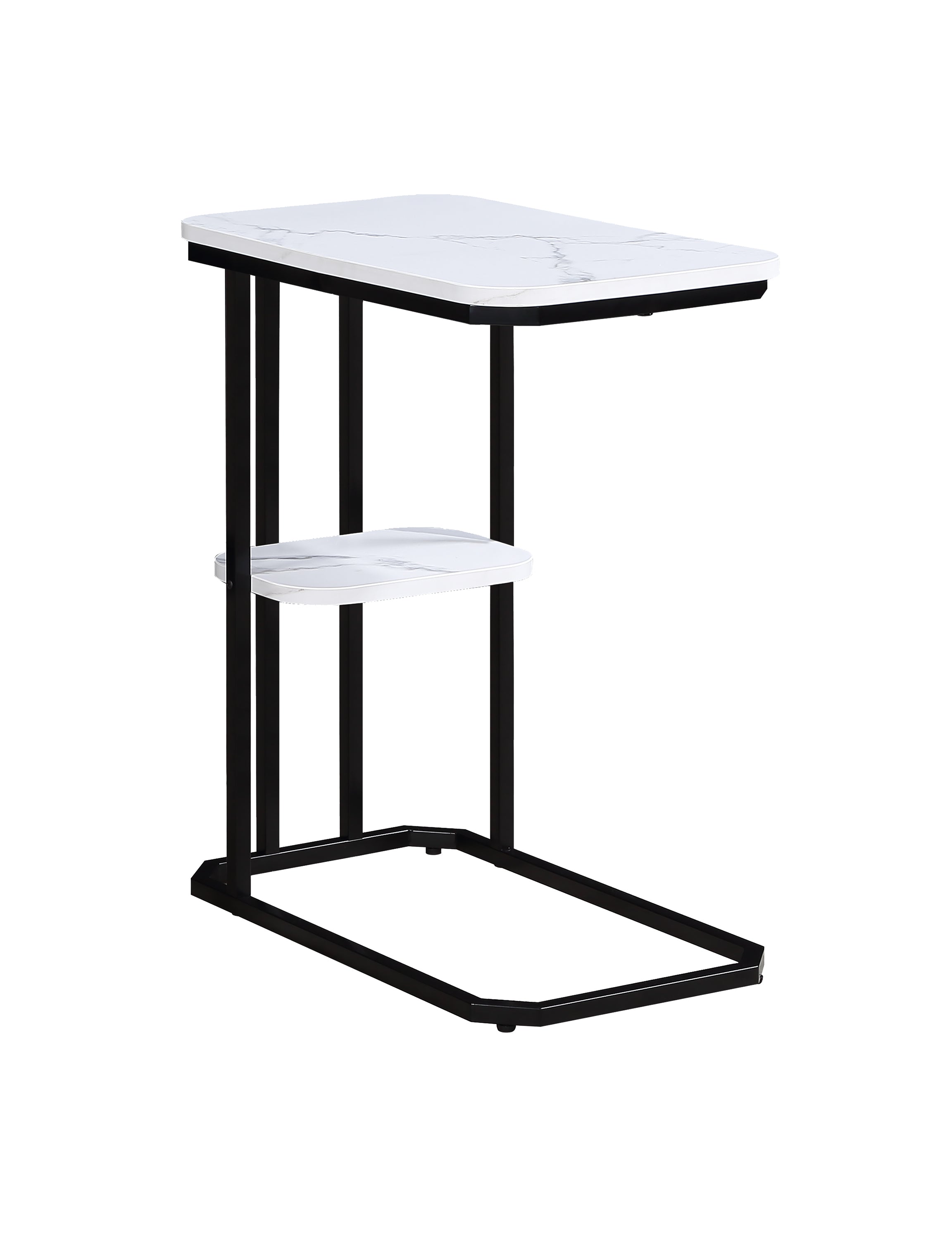 IDA FAUX MARBLE CHAIRSIDE TABLE